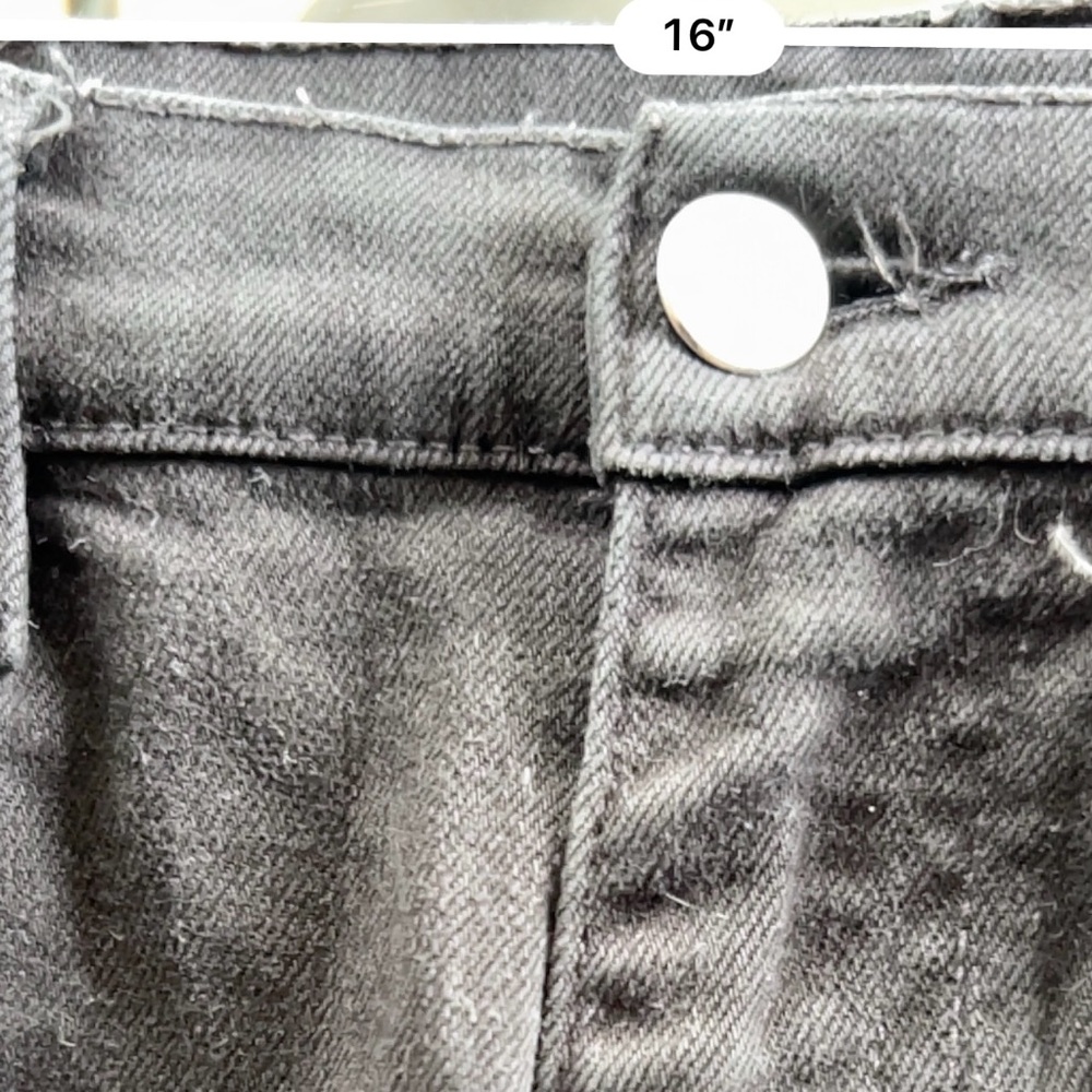 ACNE Studios Max Stay Black Jeans Men's W32 Zip Fly Blå Konst Made In Italy - Picture 8 of 13